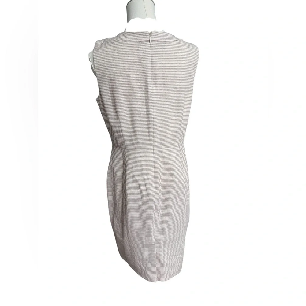 Talbots BISCAY FRESH STRIPE SHEATH DRESS SZ10P - Picture 5 of 7